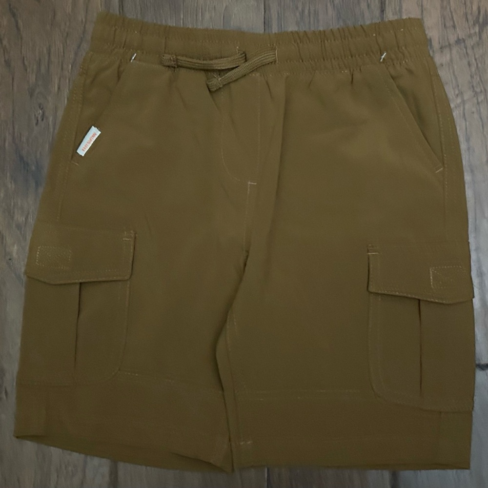 Boys Brown Cargo Shorts